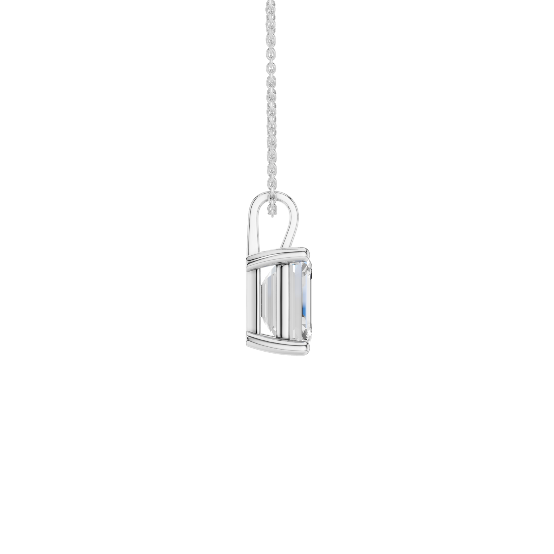 Solitaire Pendant(Emerald)