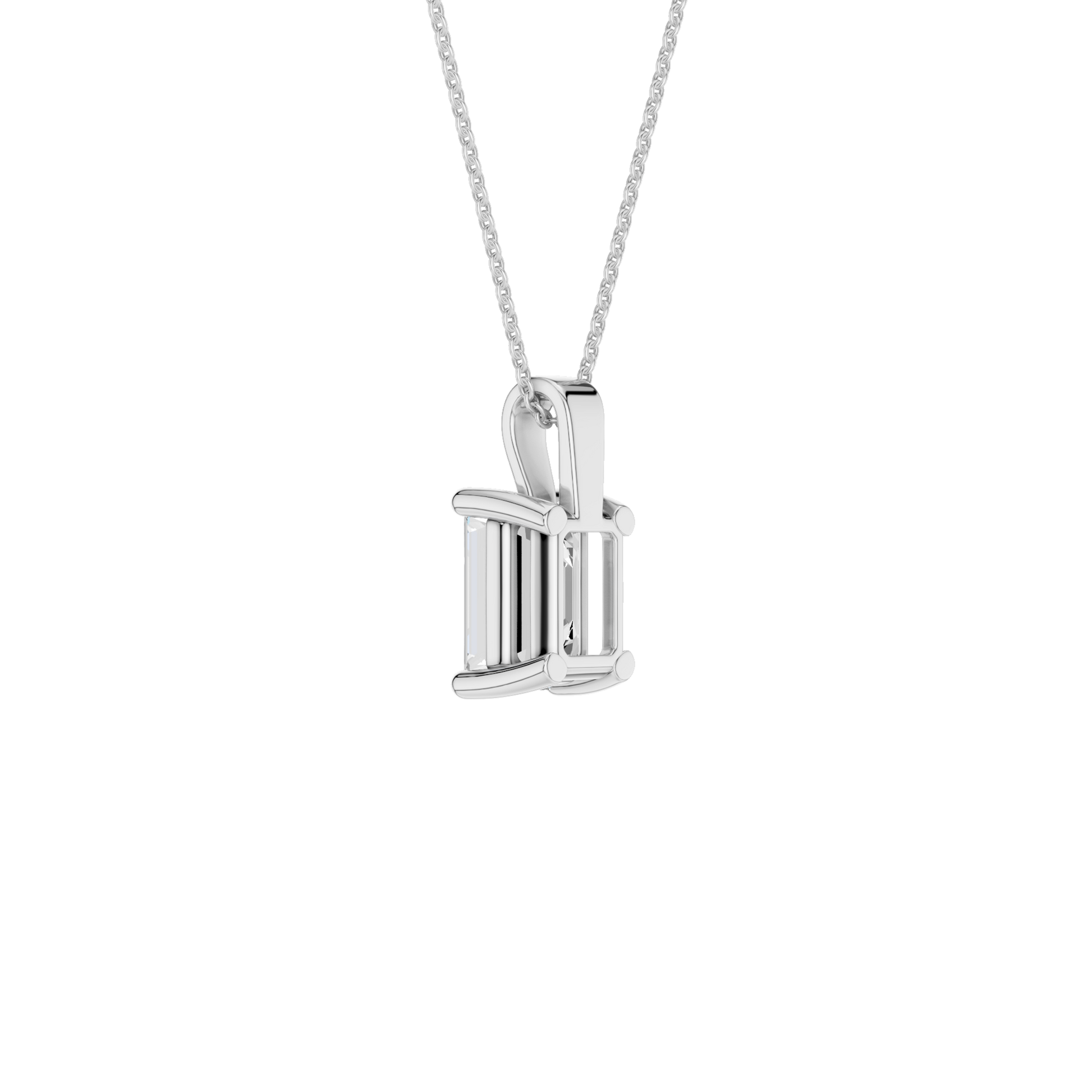 Solitaire Pendant(Emerald)