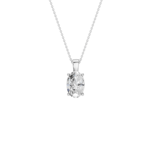 Solitaire Pendant(Oval)