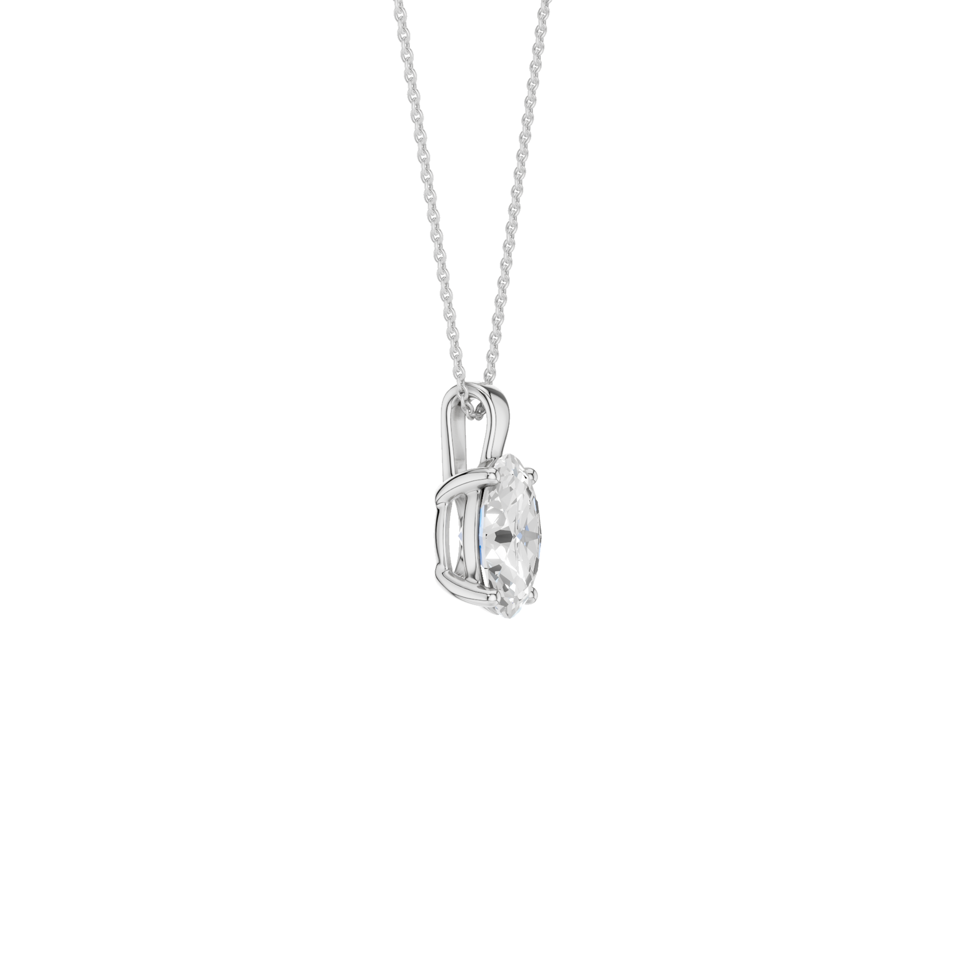 Solitaire Pendant(Oval)