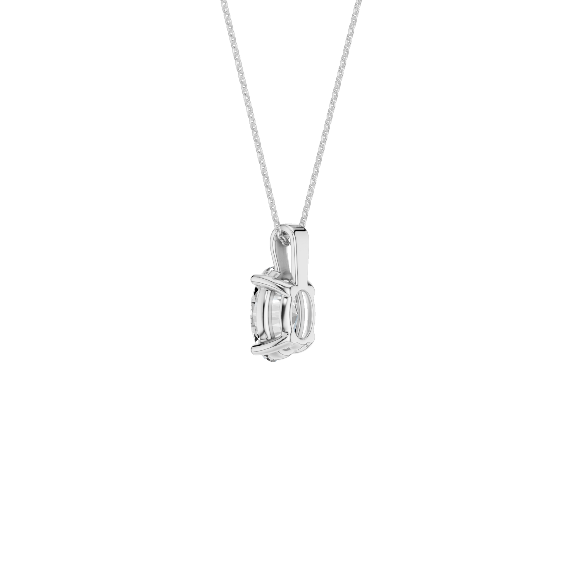 Solitaire Pendant(Oval)