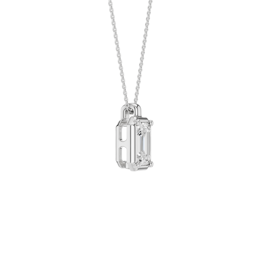 Illusion Bezel Pendant(Emerald)