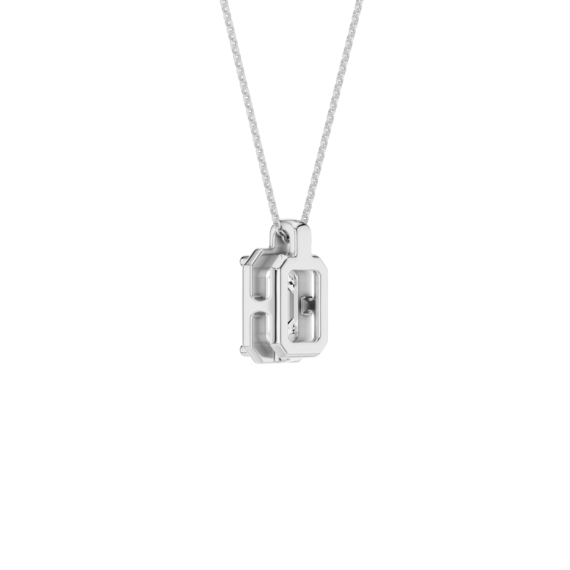 Illusion Bezel Pendant(Emerald)