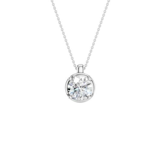 Illusion Bezel Pendant(Round)