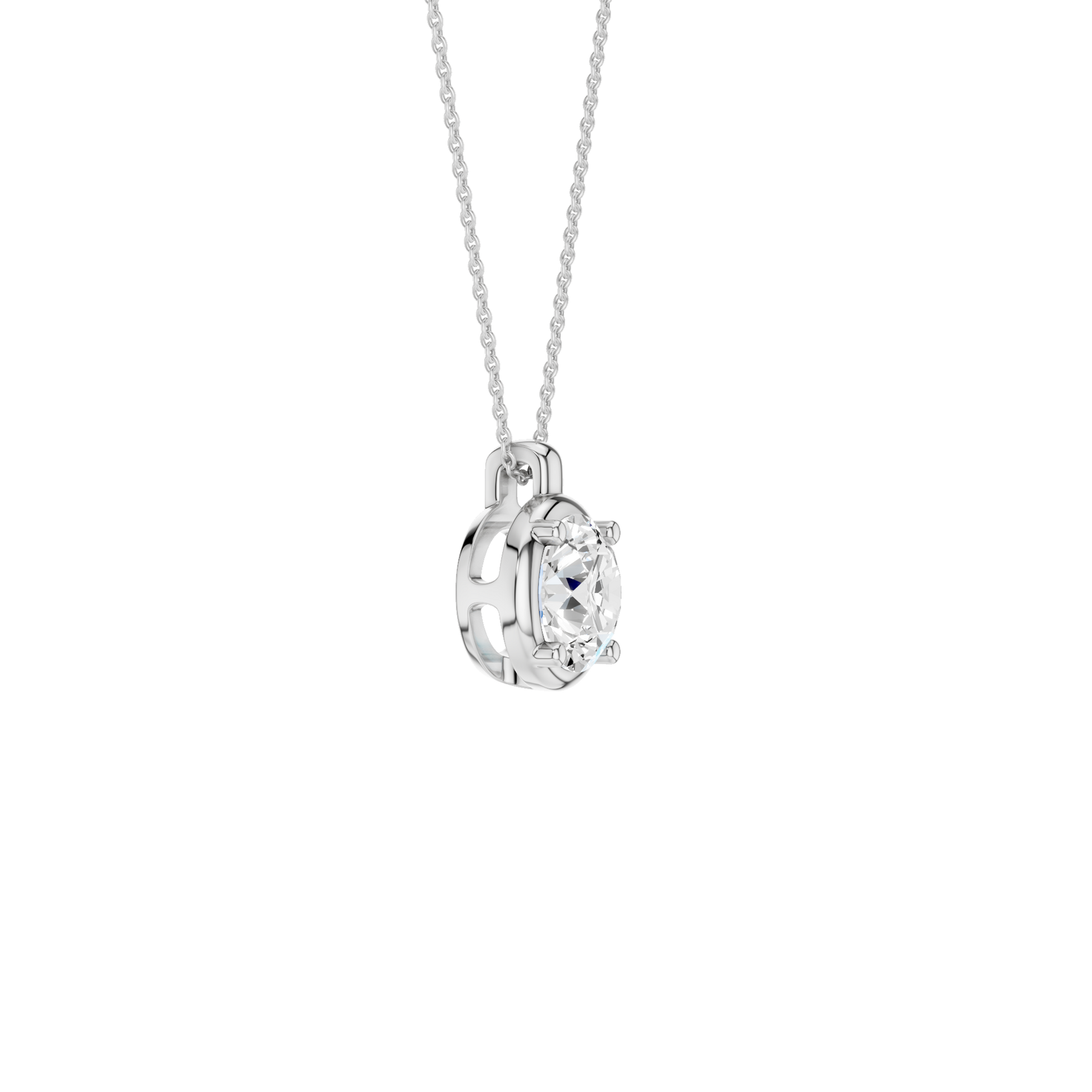 Illusion Bezel Pendant(Round)
