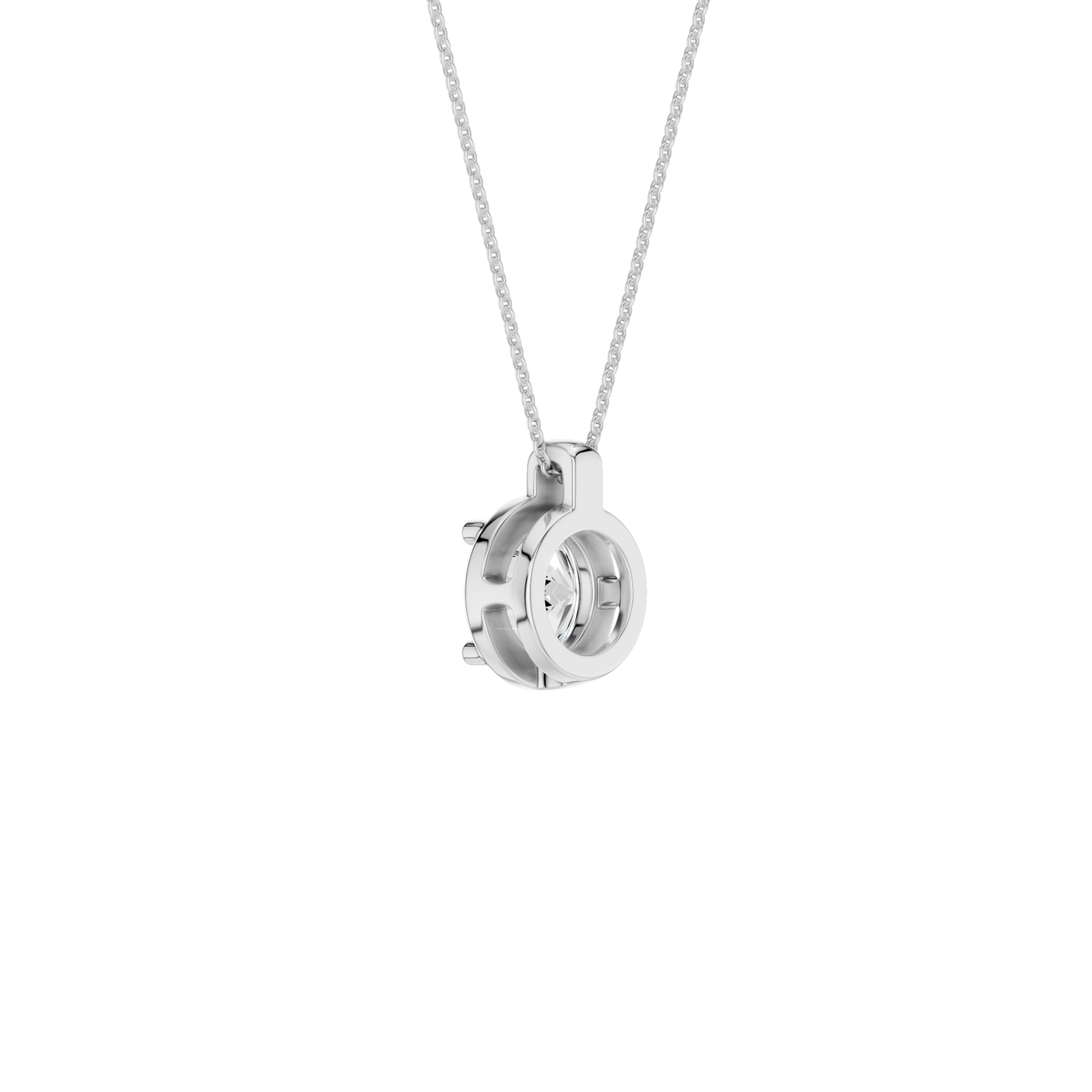 Illusion Bezel Pendant(Round)