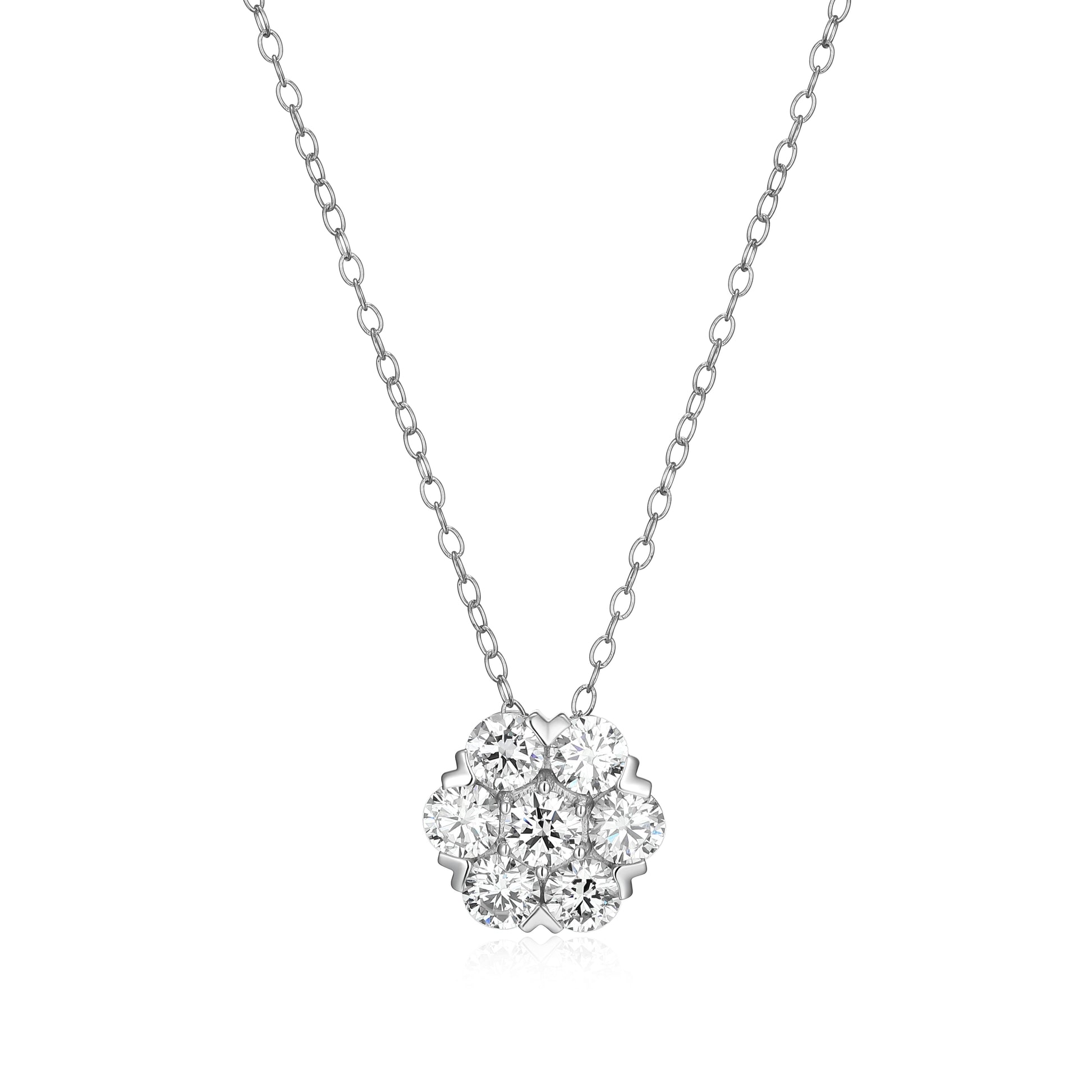 MN0146W - Cluster Necklace