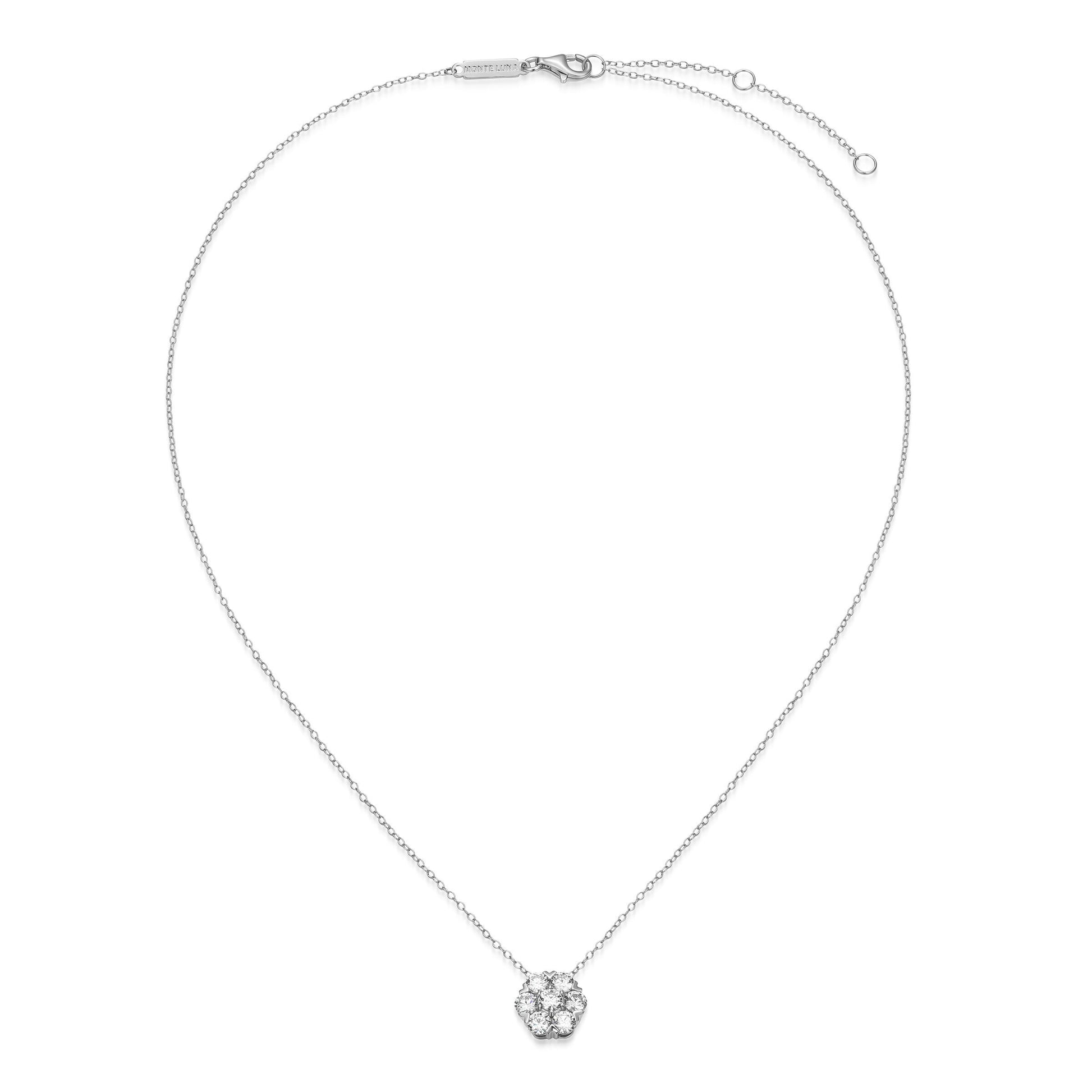 MN0146W - Cluster Necklace