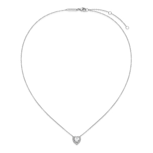 MN0149W - Amoré Halo Necklace