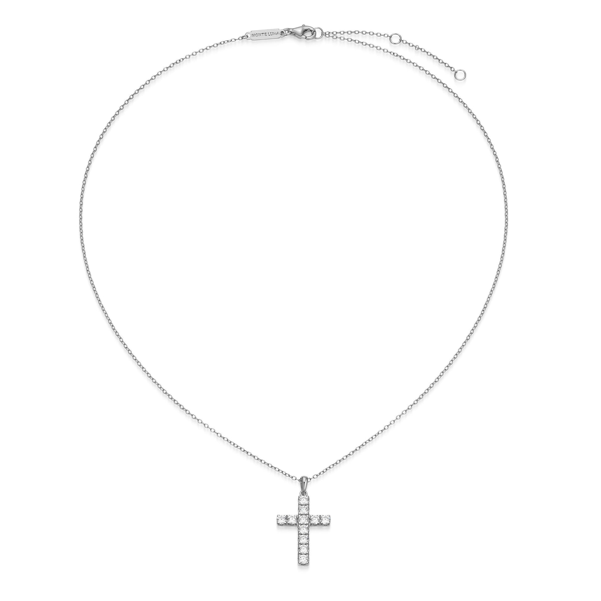 MN0150W - Faith Cross Pendant Necklace