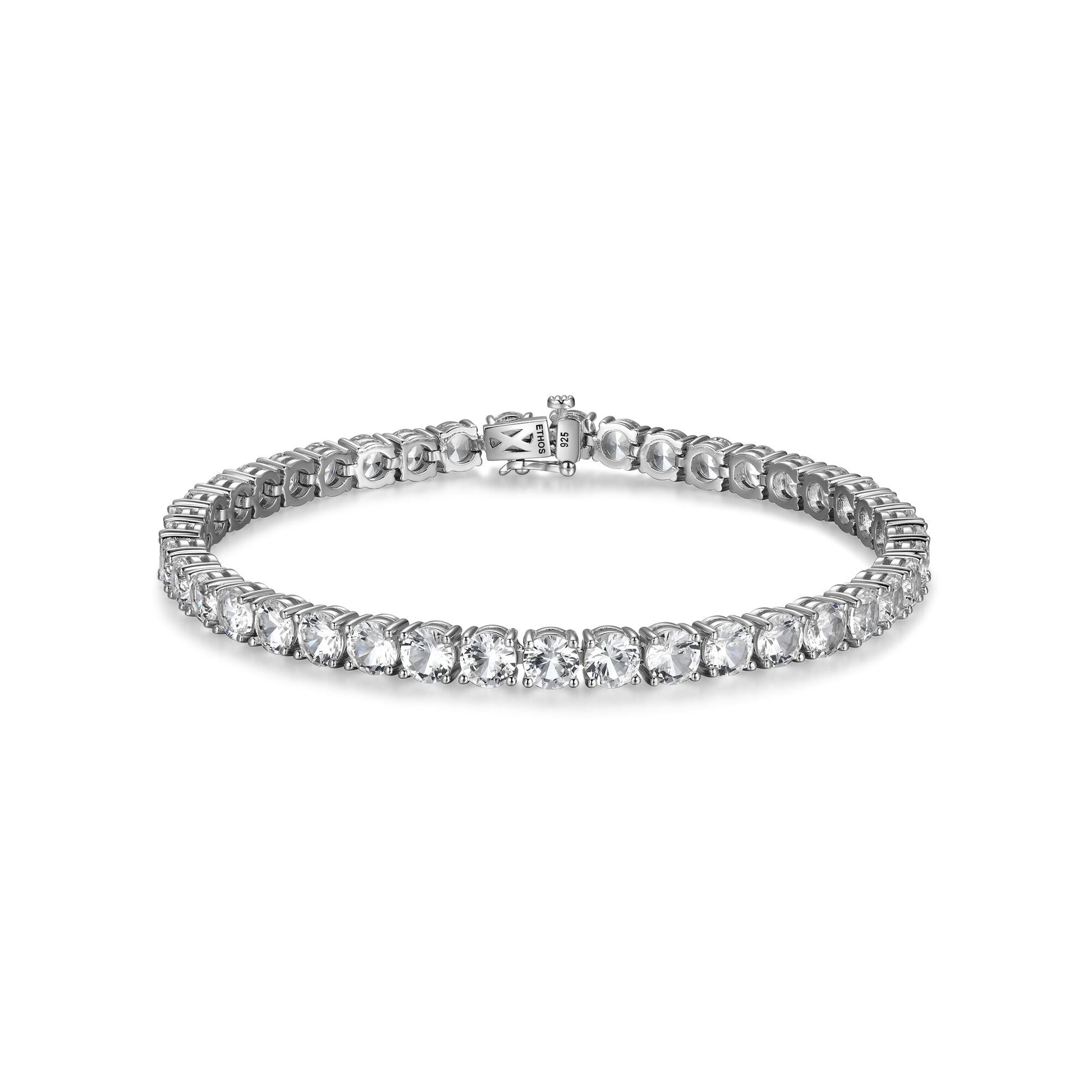 ub24w-basic-rhodium-plated-sterling-silver-and-created-white-sapphire-bracelet