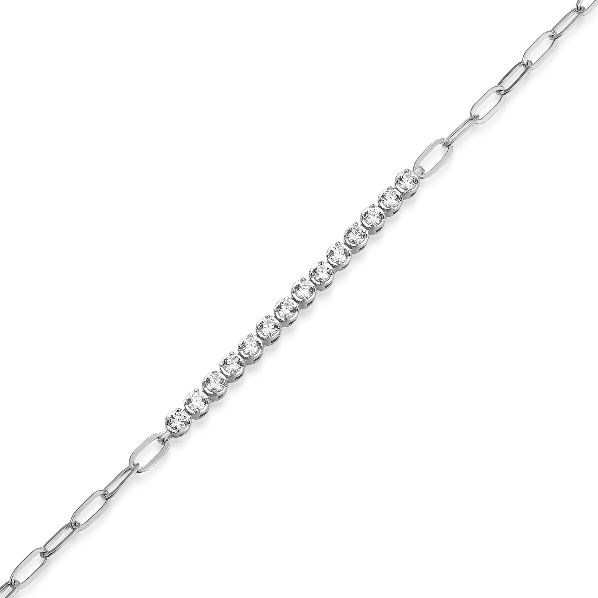 MB0155W - Timeless Paperclip Bracelet