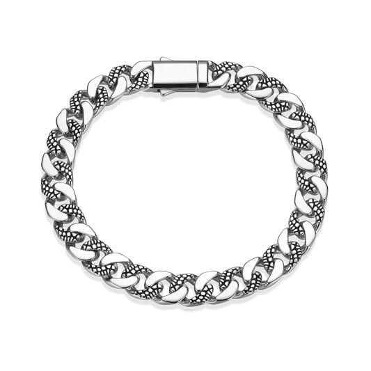ub0094-reptile-design-cuban-link-chain-bracelet-in-rhodium-plated-sterling-silver