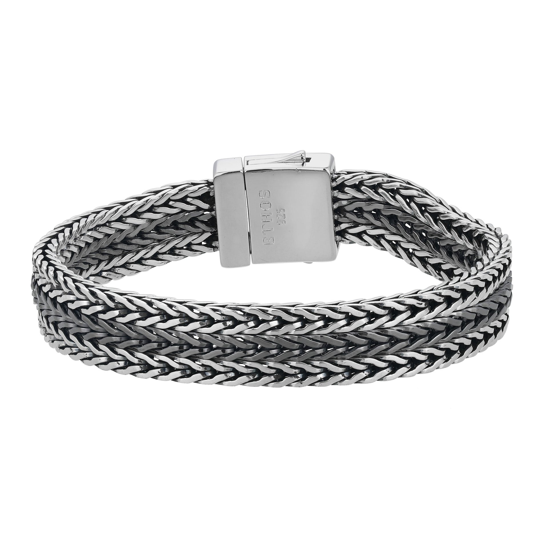 ub0118-two-tone-tri-foxtail-chain-bracelet