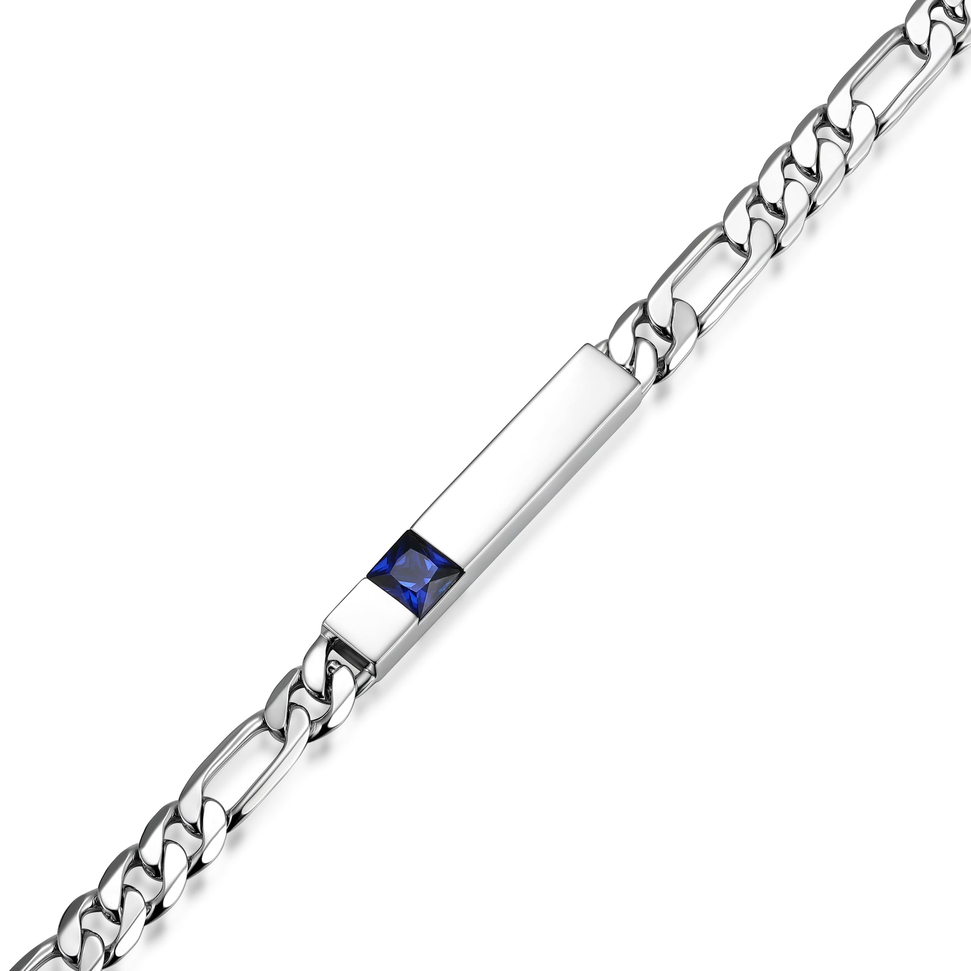 ub0121-sovereign-lab-created-sapphire-figaro-chain-bracelet