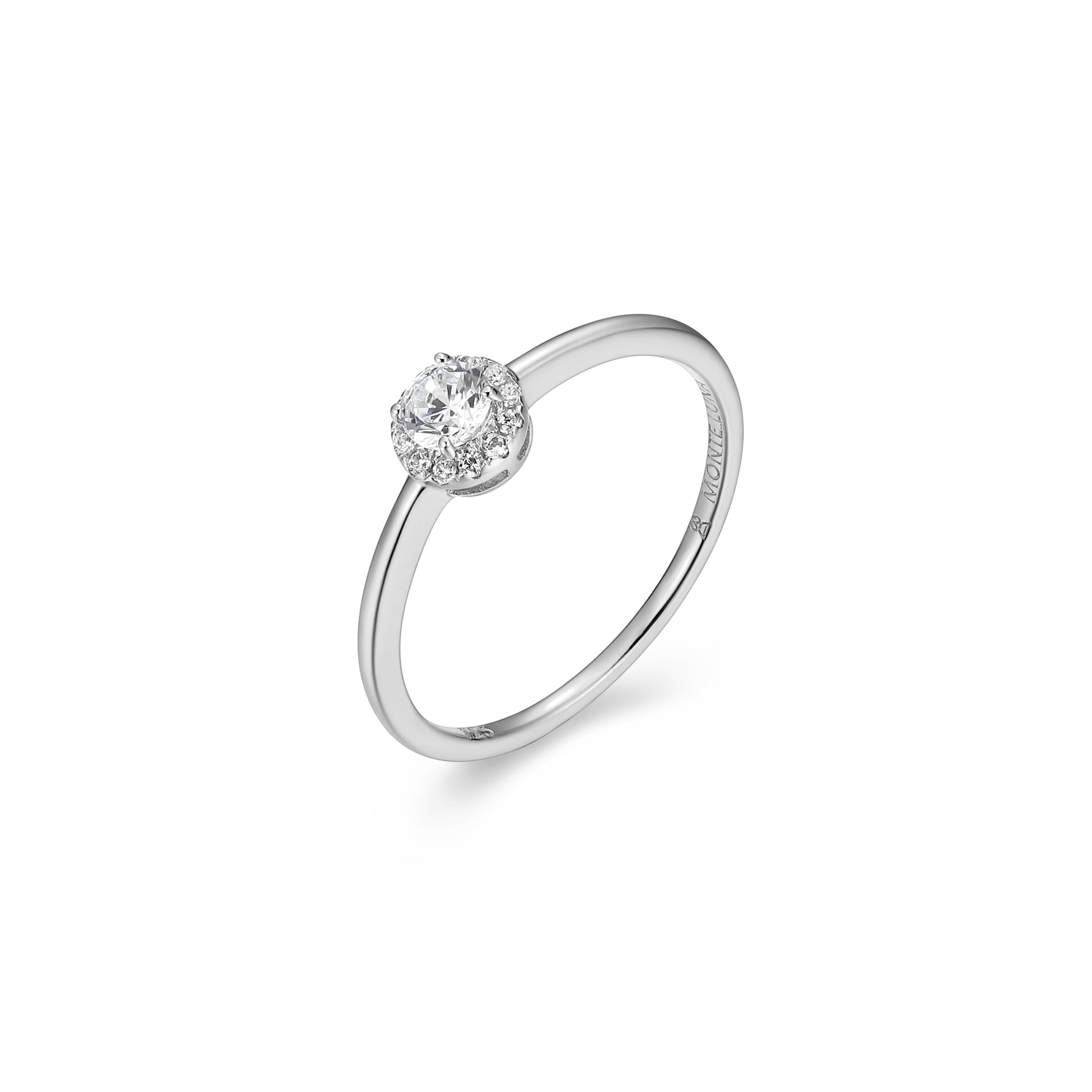 MR0157W6 - Halo Promise Ring