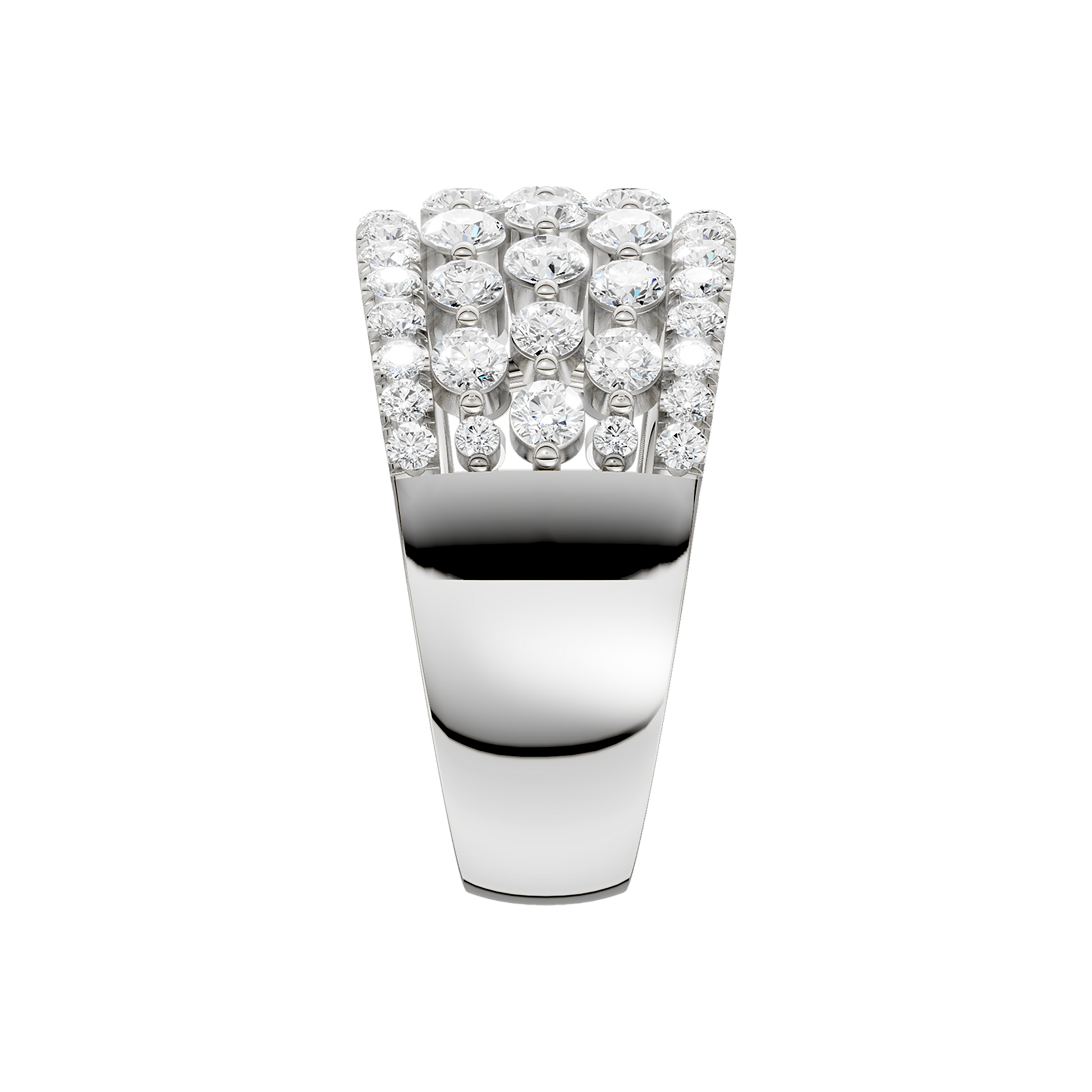 Multi Row Diamond Ring