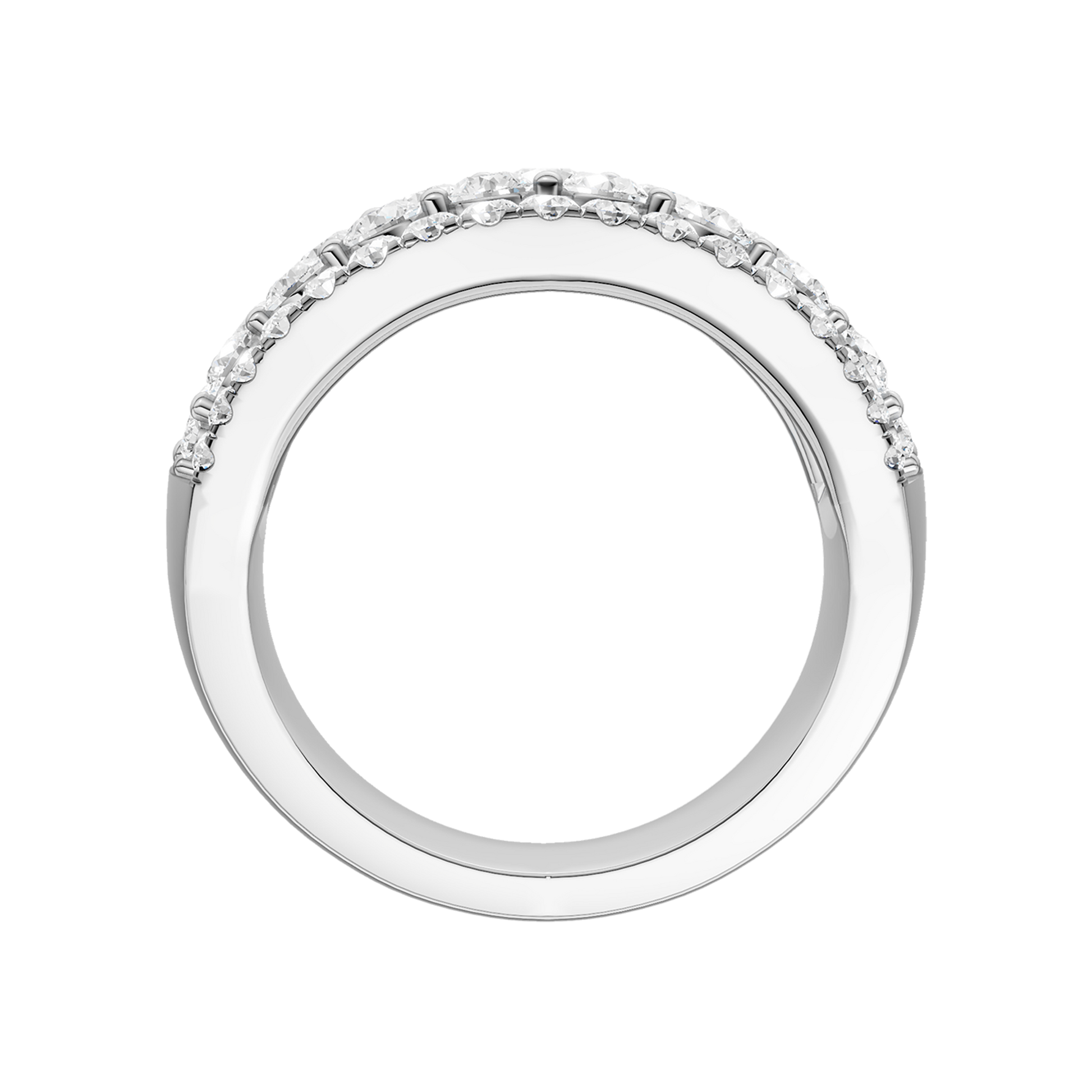 Multi Row Diamond Ring