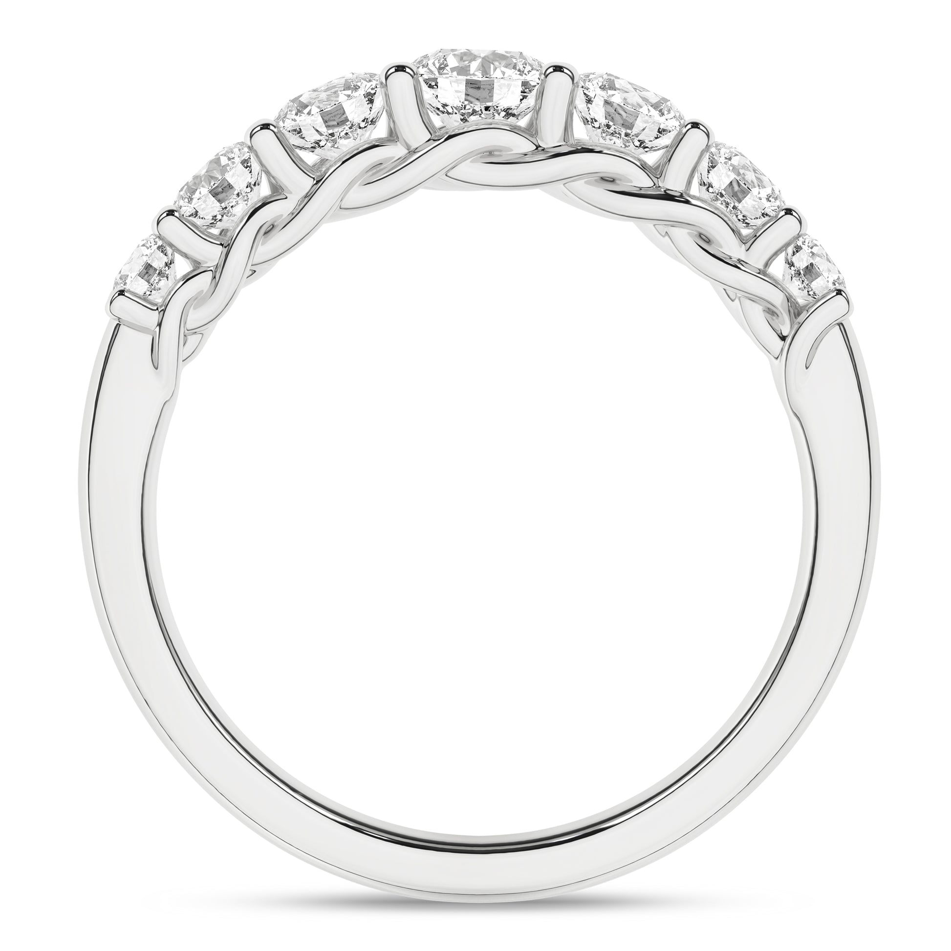 Graduated 7-Stone Band (Round)