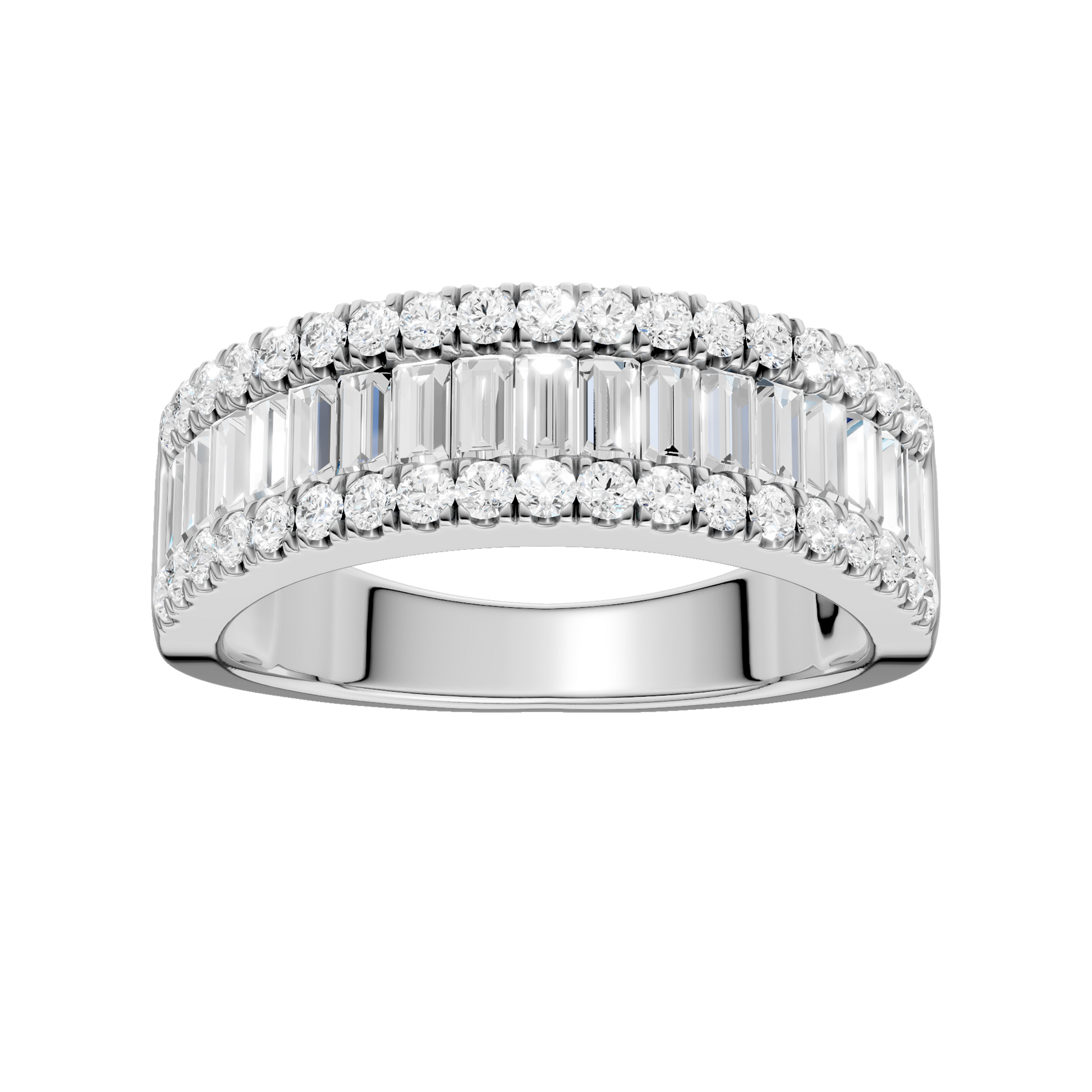 Channel Set Diamond Band