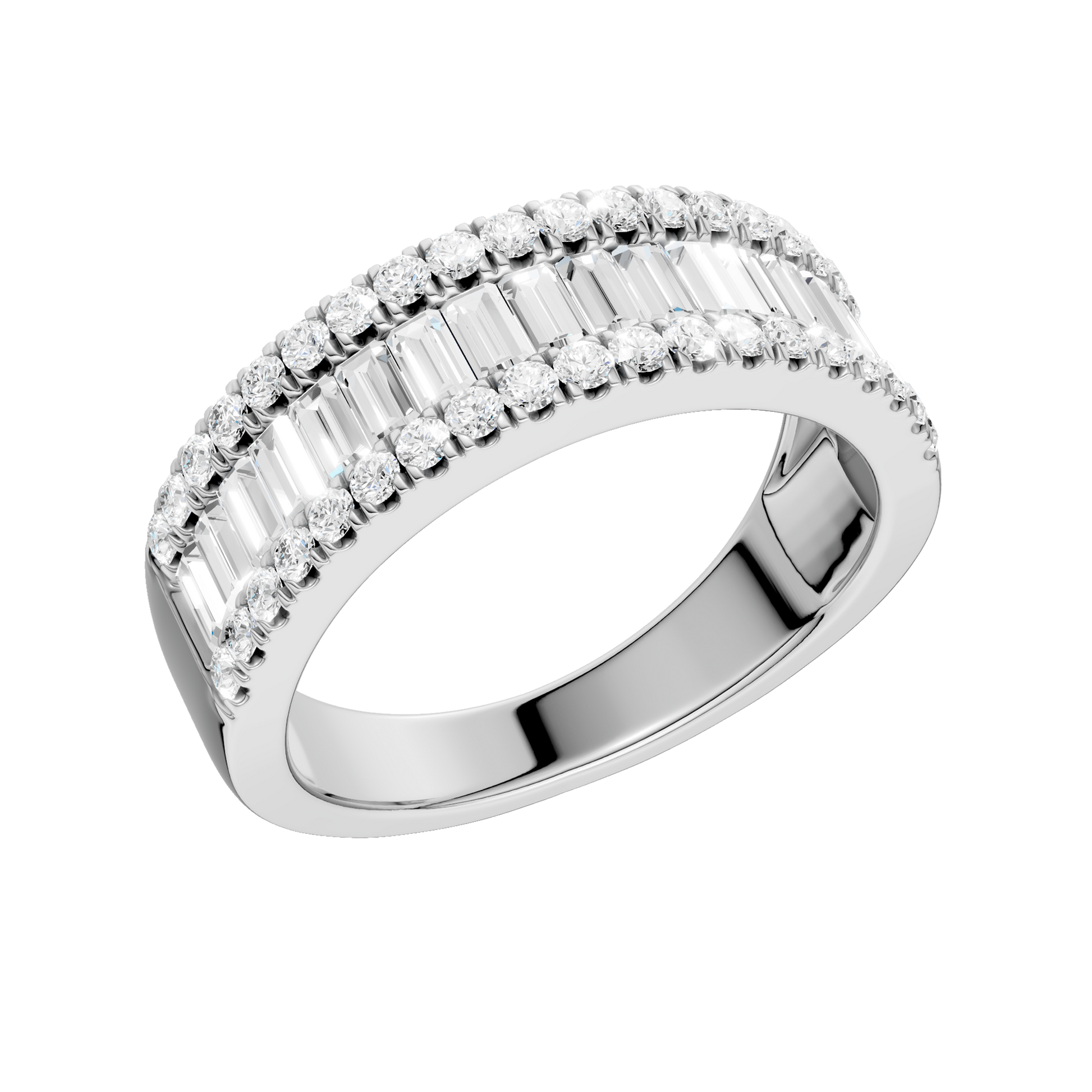 Channel Set Diamond Band