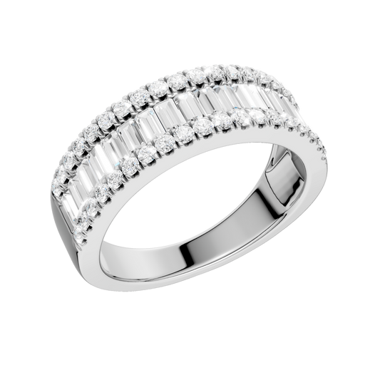 Channel Set Diamond Band
