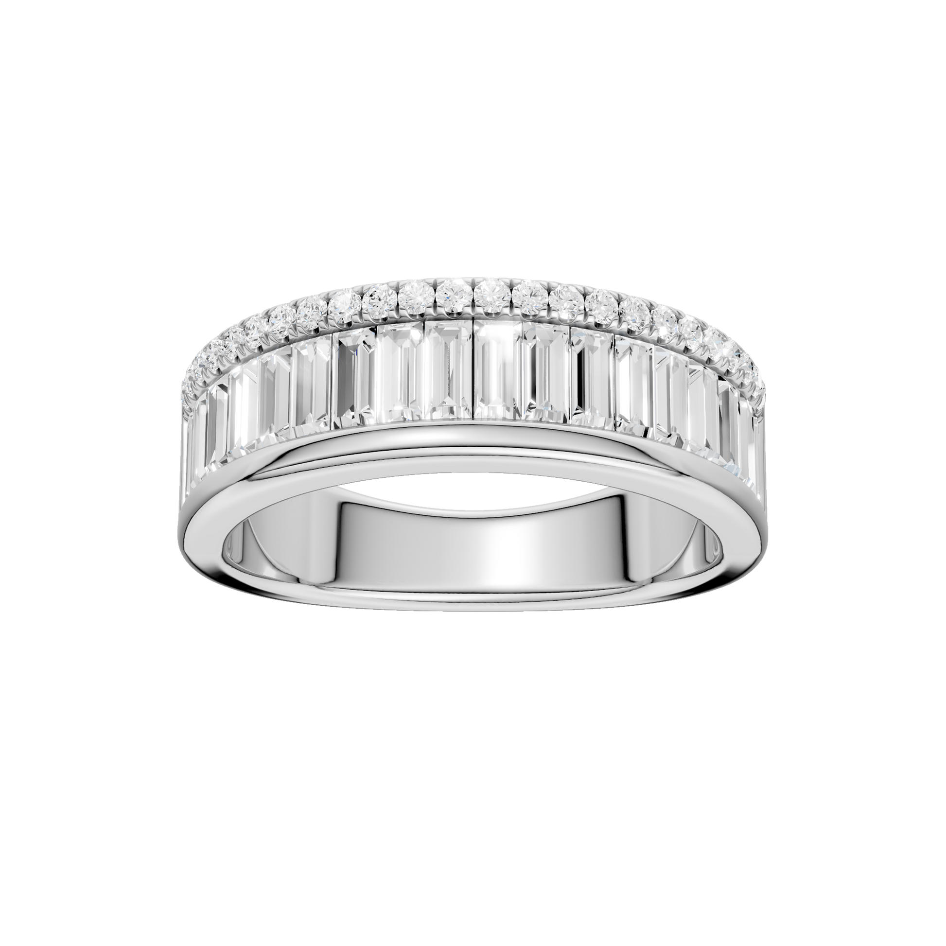 Channel-Set Diamond Band