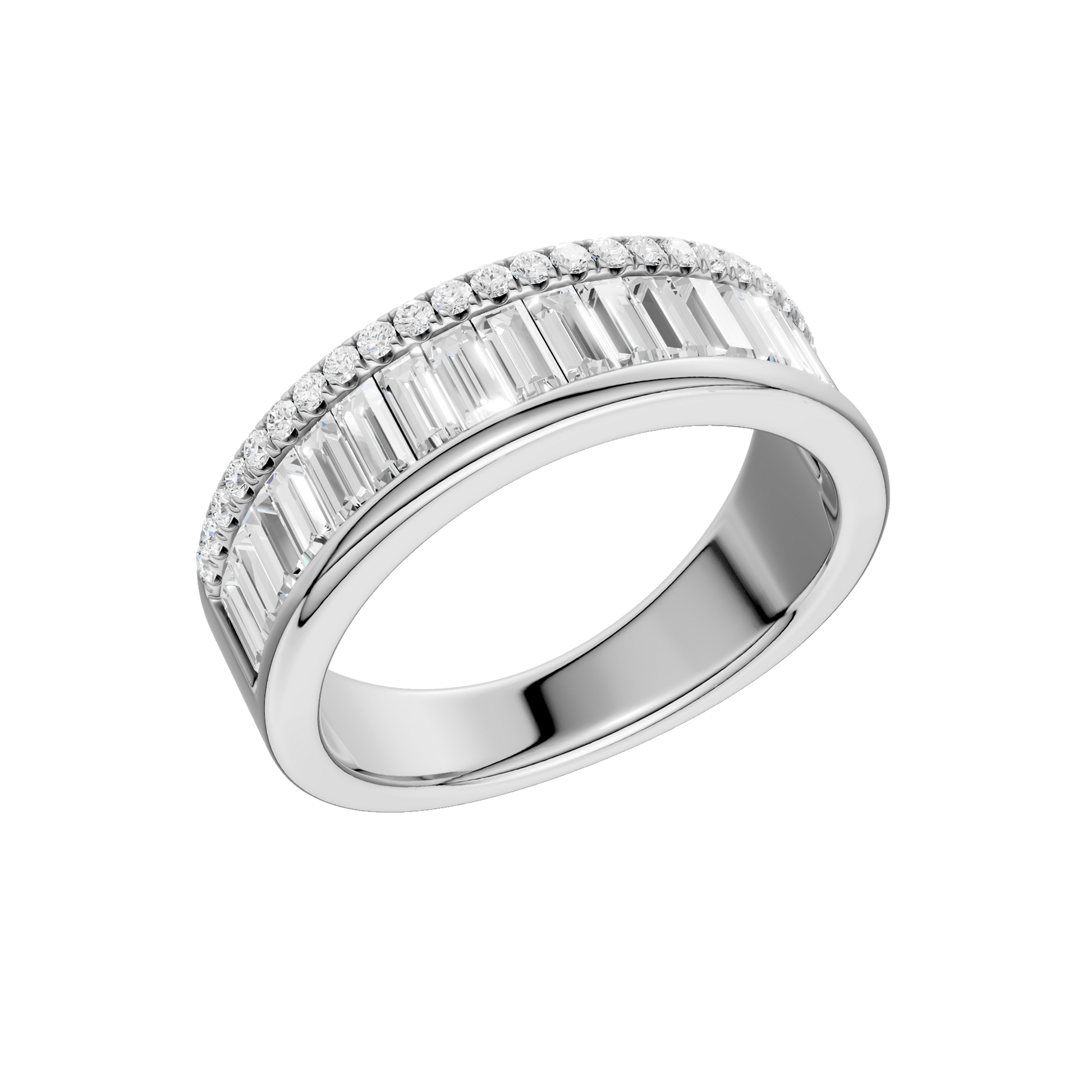 Channel-Set Diamond Band