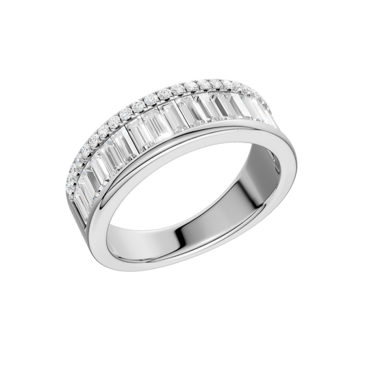 Channel-Set Diamond Band