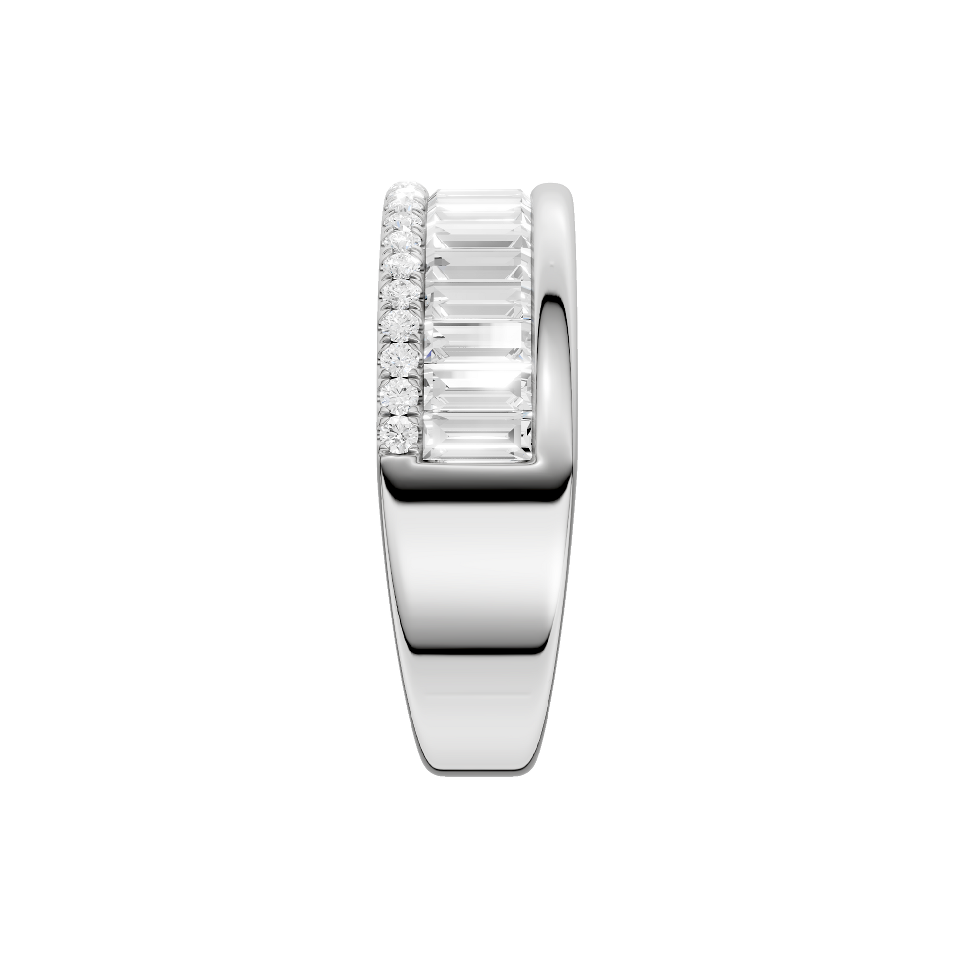 Channel-Set Diamond Band