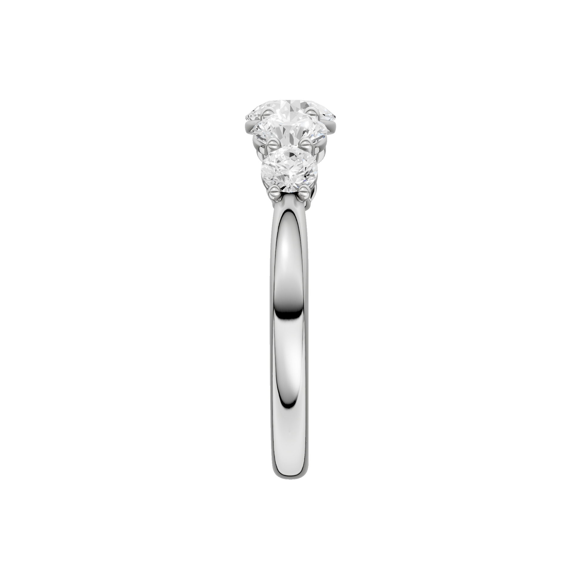 Graduated 5-Stone Band(Round)