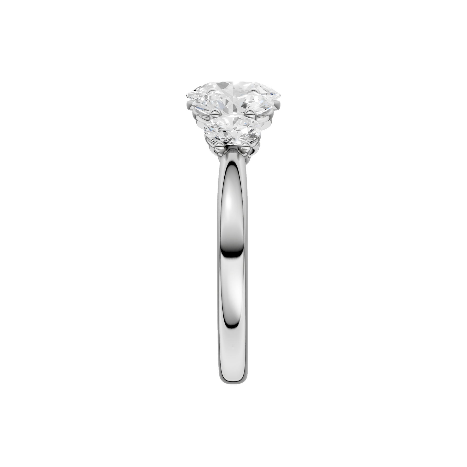 Graduated 5-Stone Band(Oval)