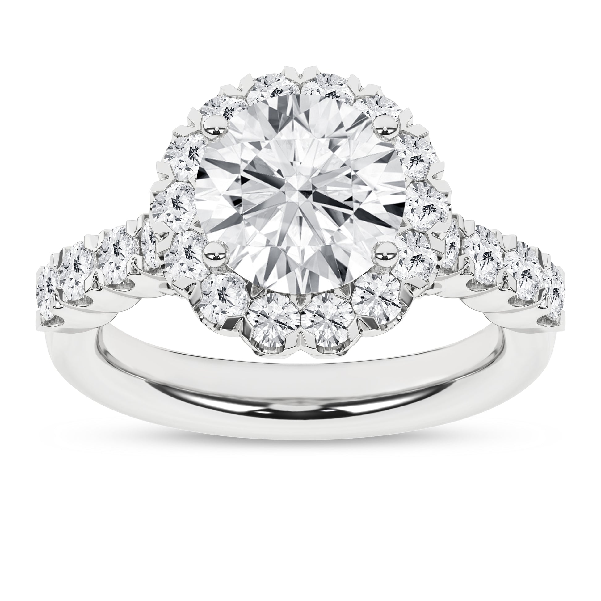 Elegant Halo Ring (Round)
