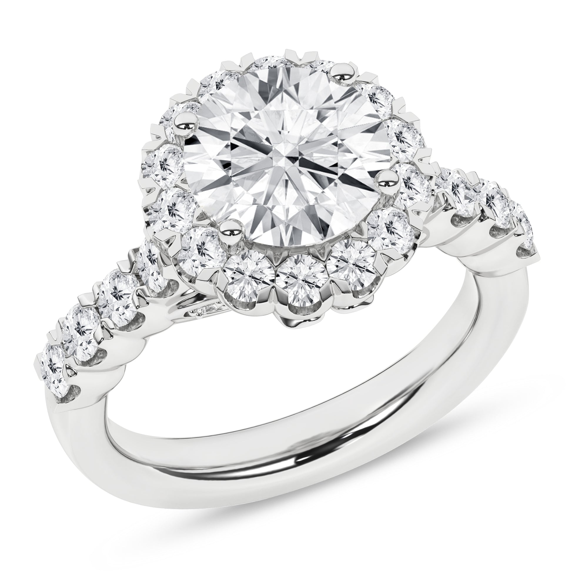 Elegant Halo Ring (Round)