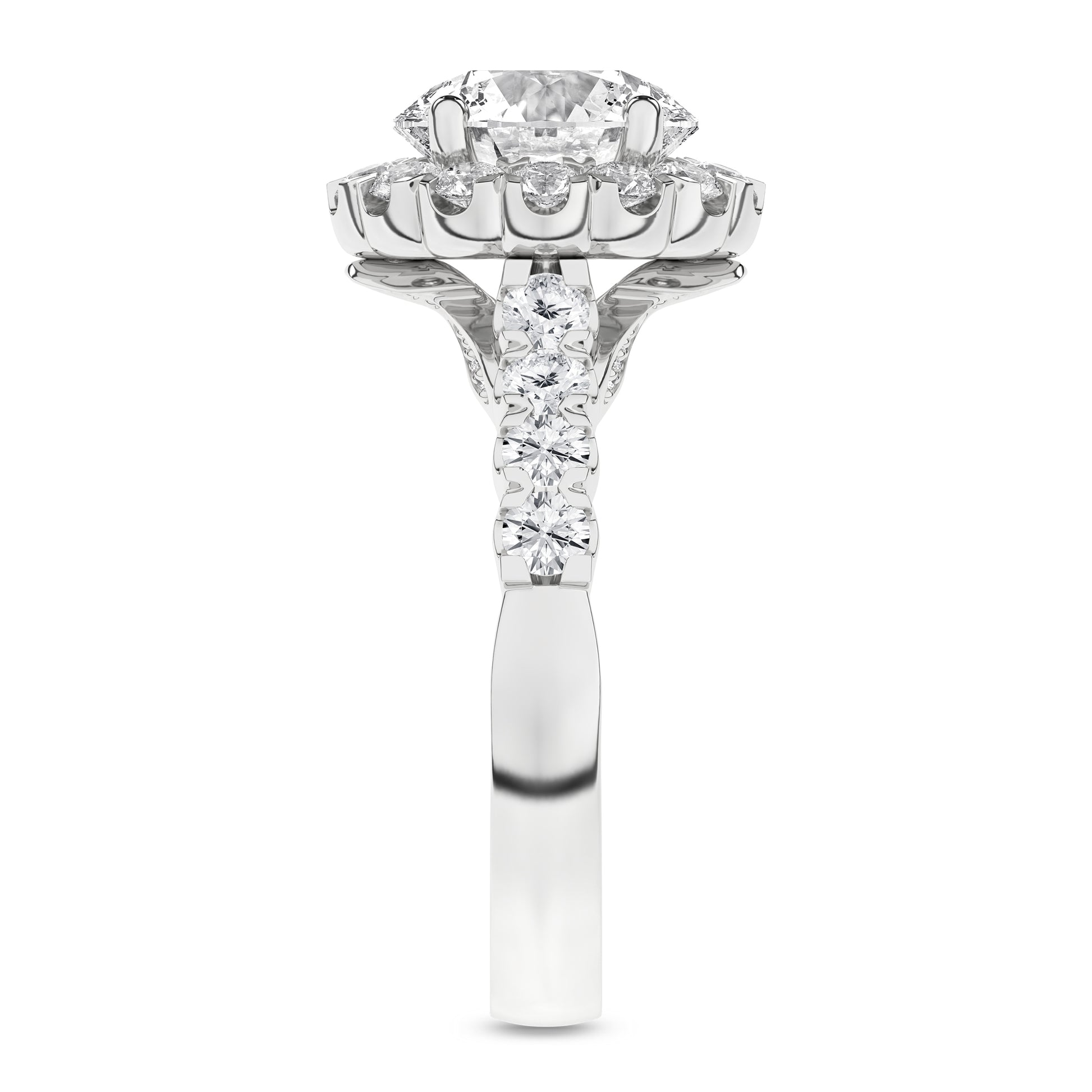 Elegant Halo Ring (Round)