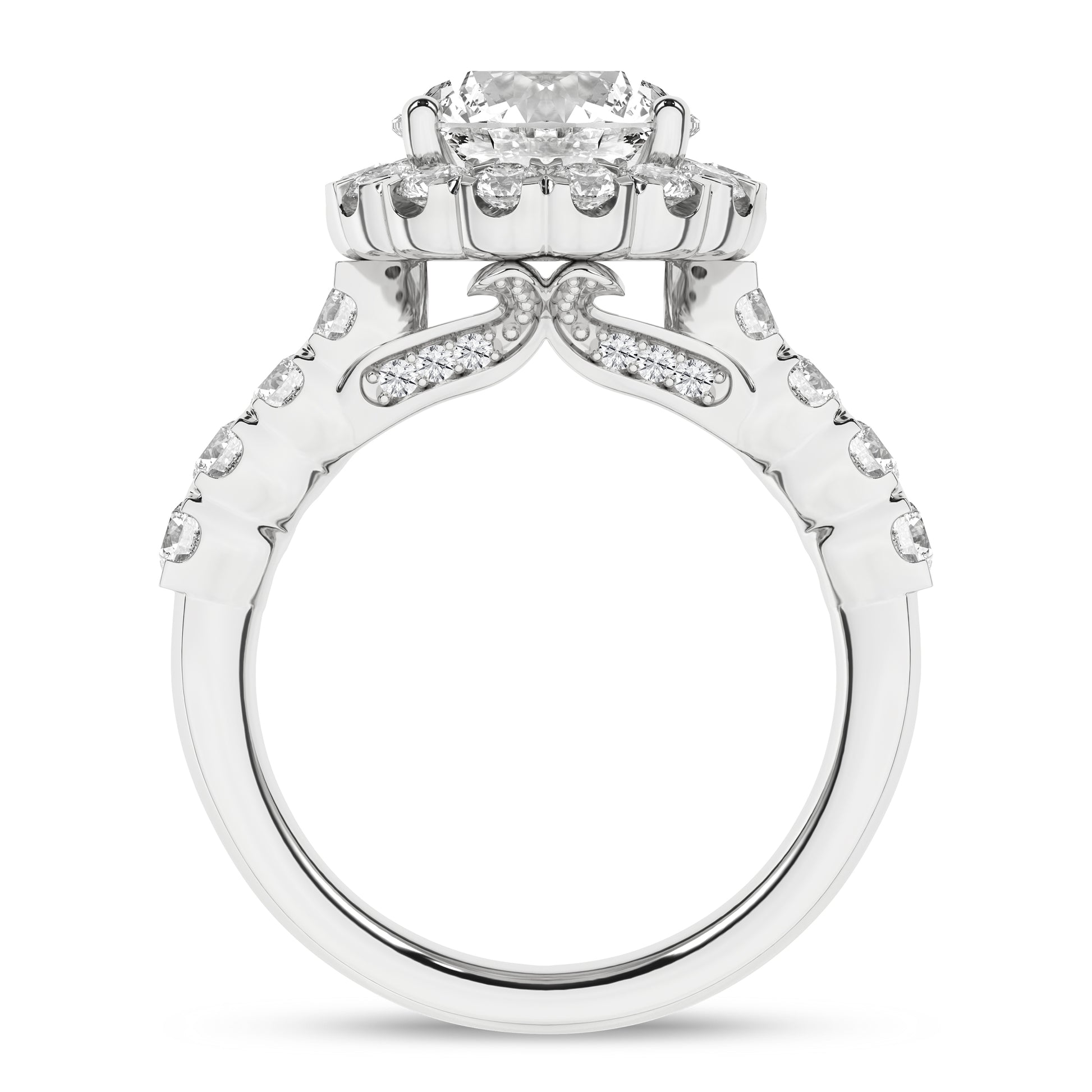 Elegant Halo Ring (Round)