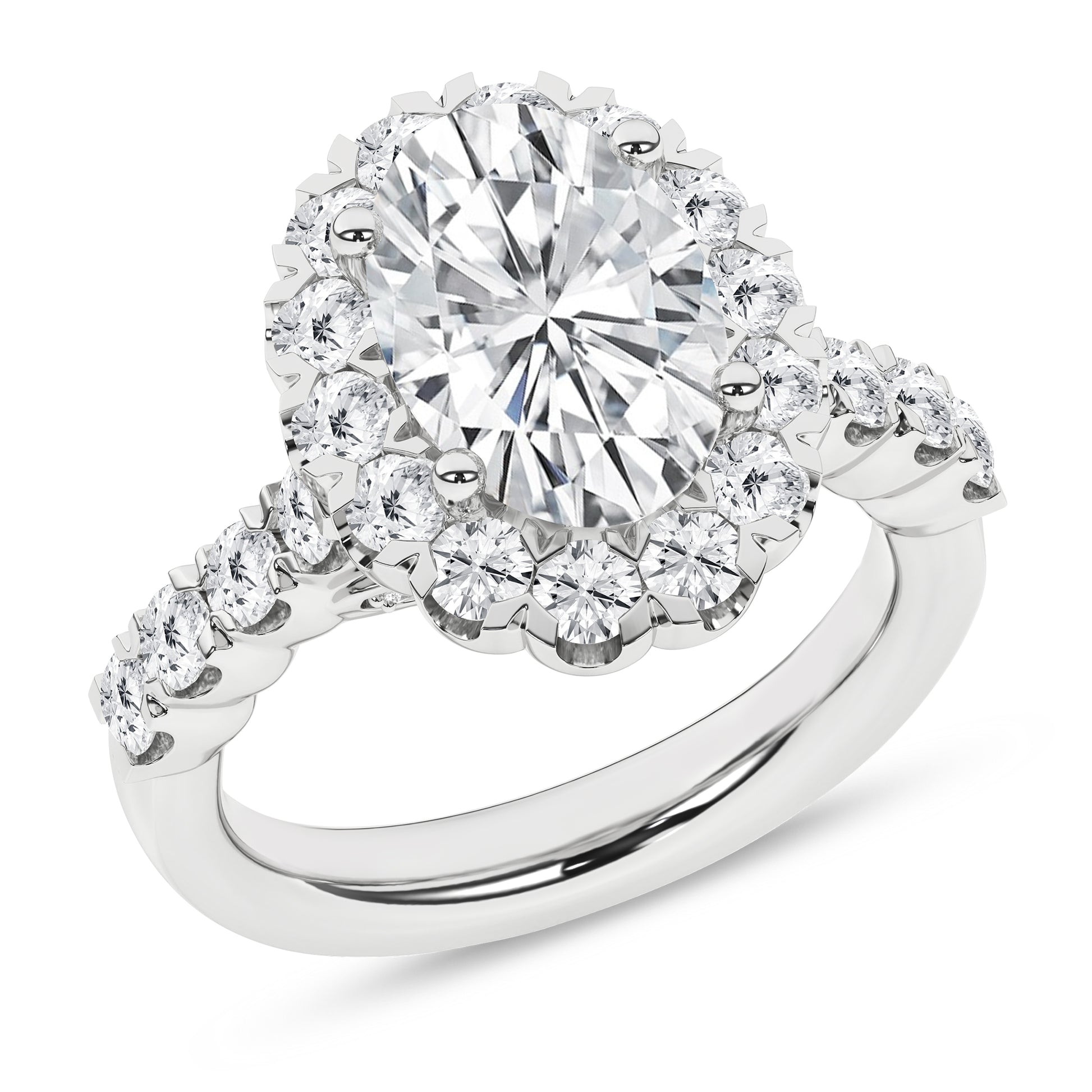 Elegant Halo Ring (Oval)
