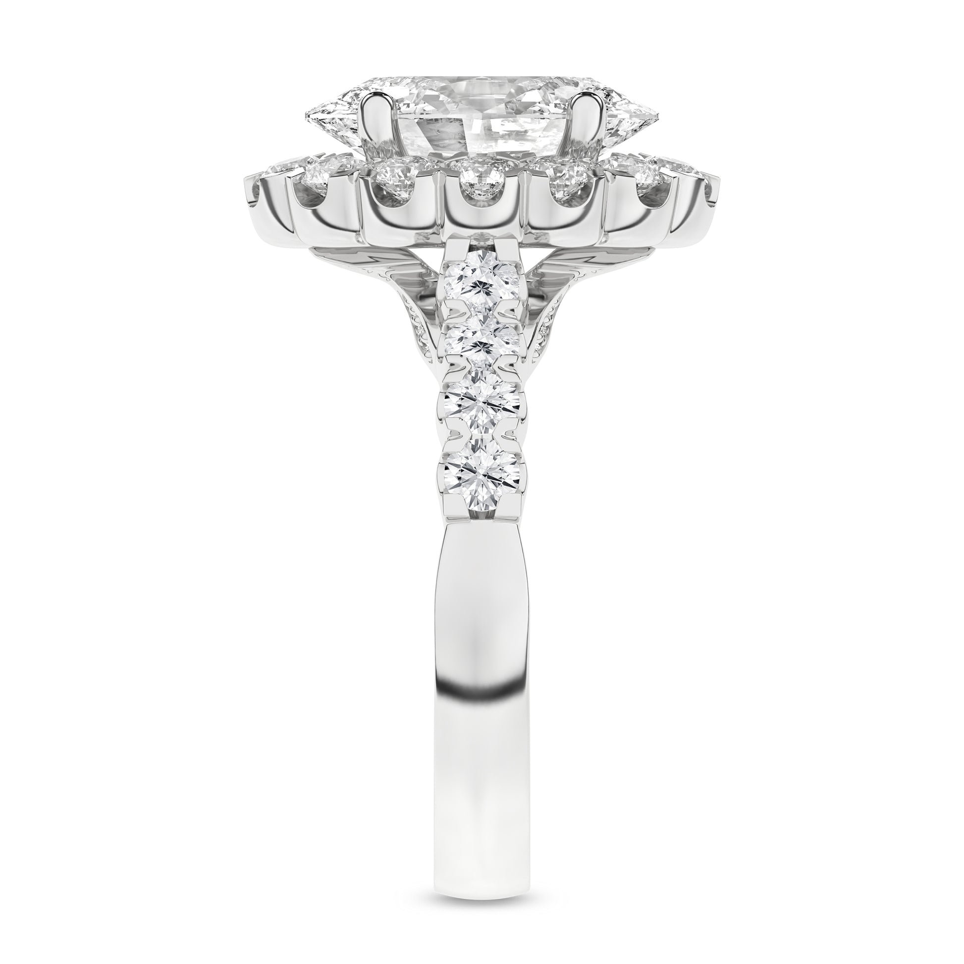 Elegant Halo Ring (Oval)