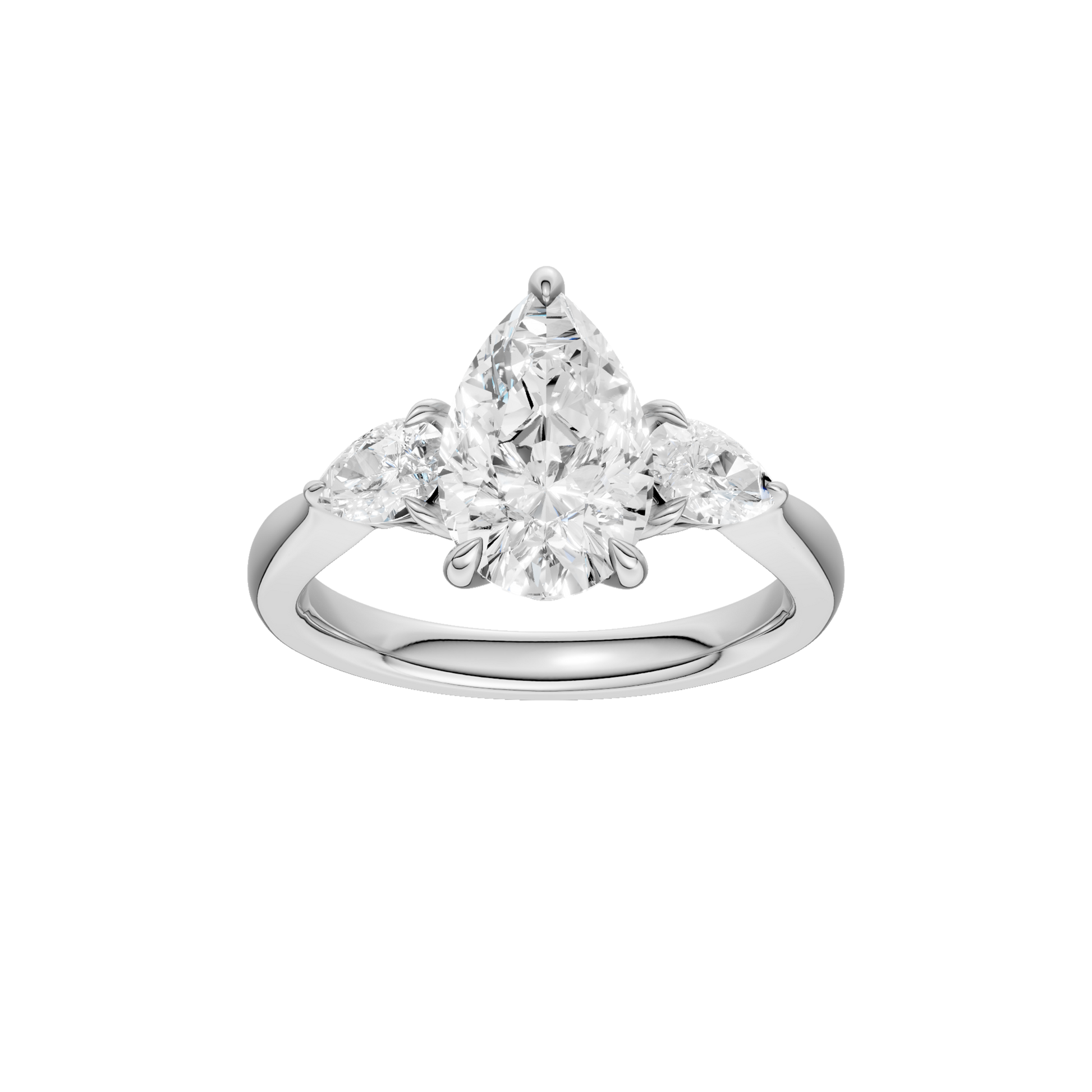 3-Stone Ring(Pear)