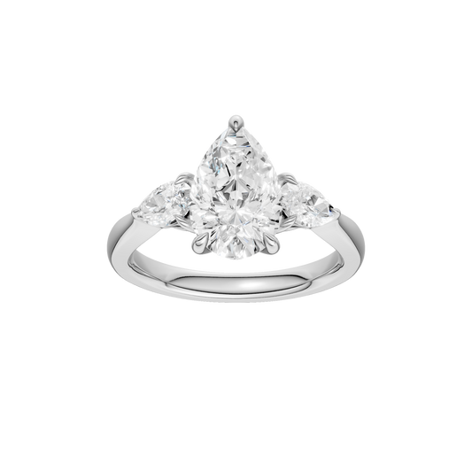 3-Stone Ring(Pear)