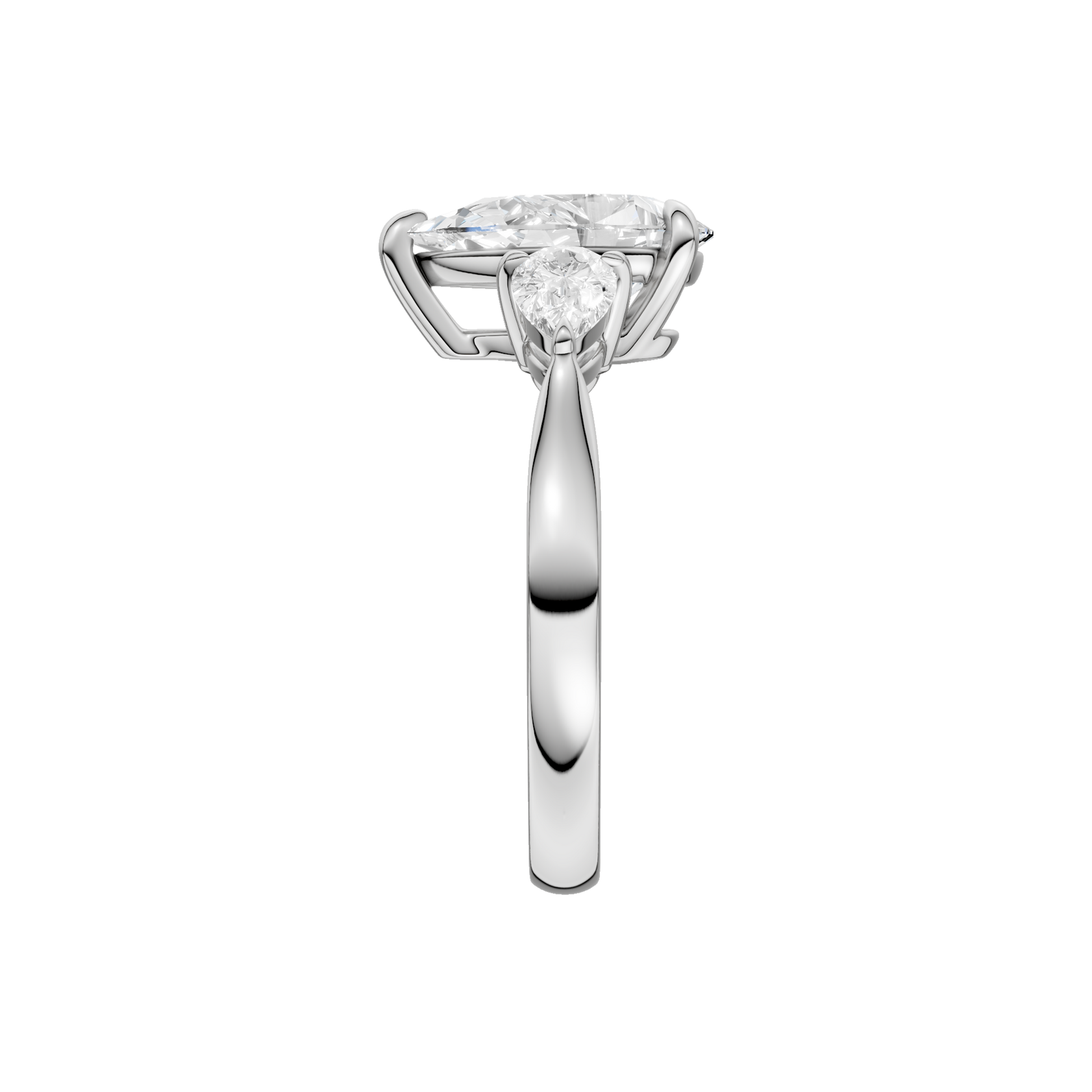 3-Stone Ring(Pear)