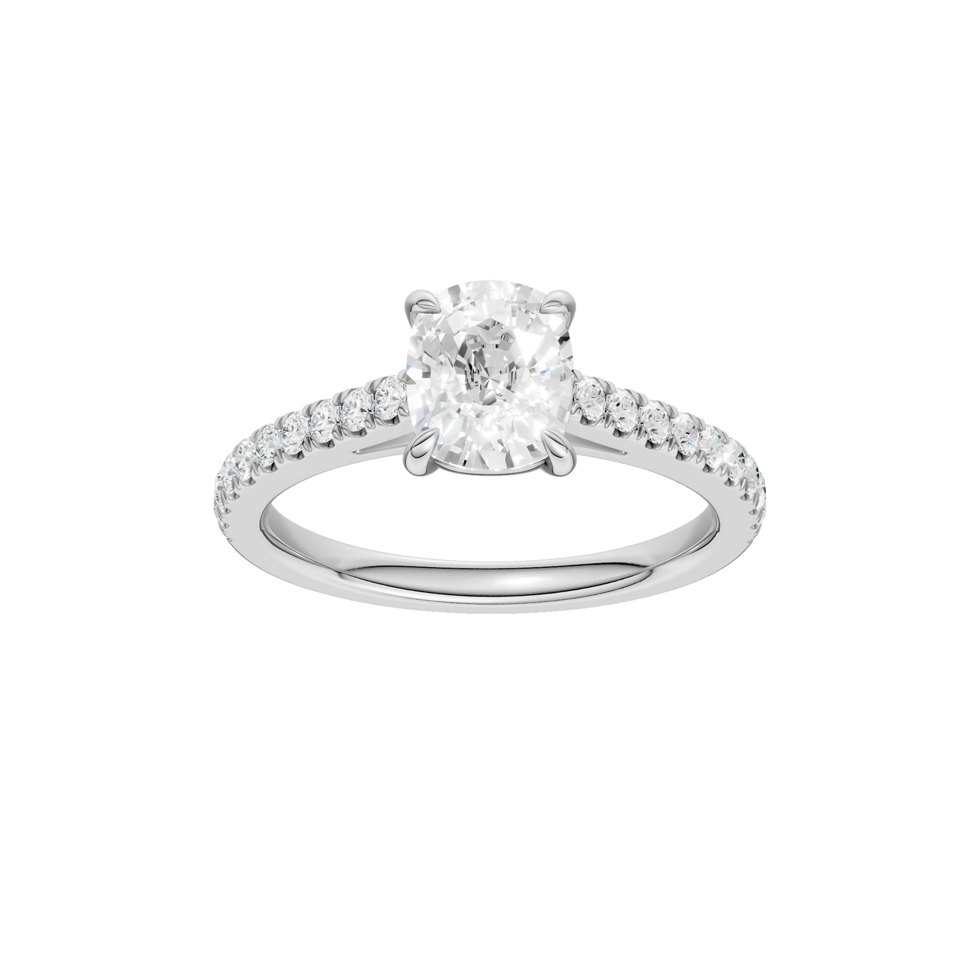 Classic Engagement Ring(Elongated Cushion)