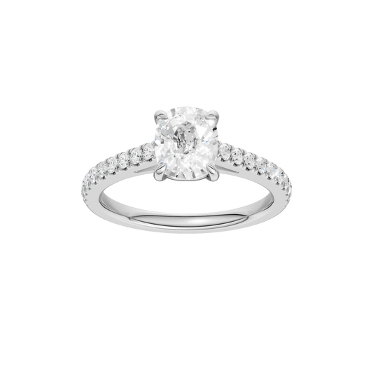 Classic Engagement Ring(Elongated Cushion)