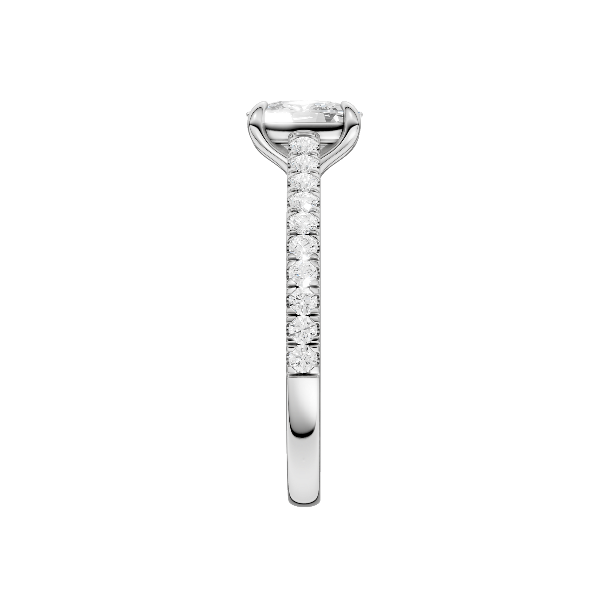 Classic Engagement Ring(Elongated Cushion)