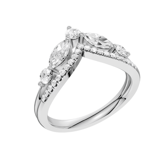 Split Shank Chevron Band