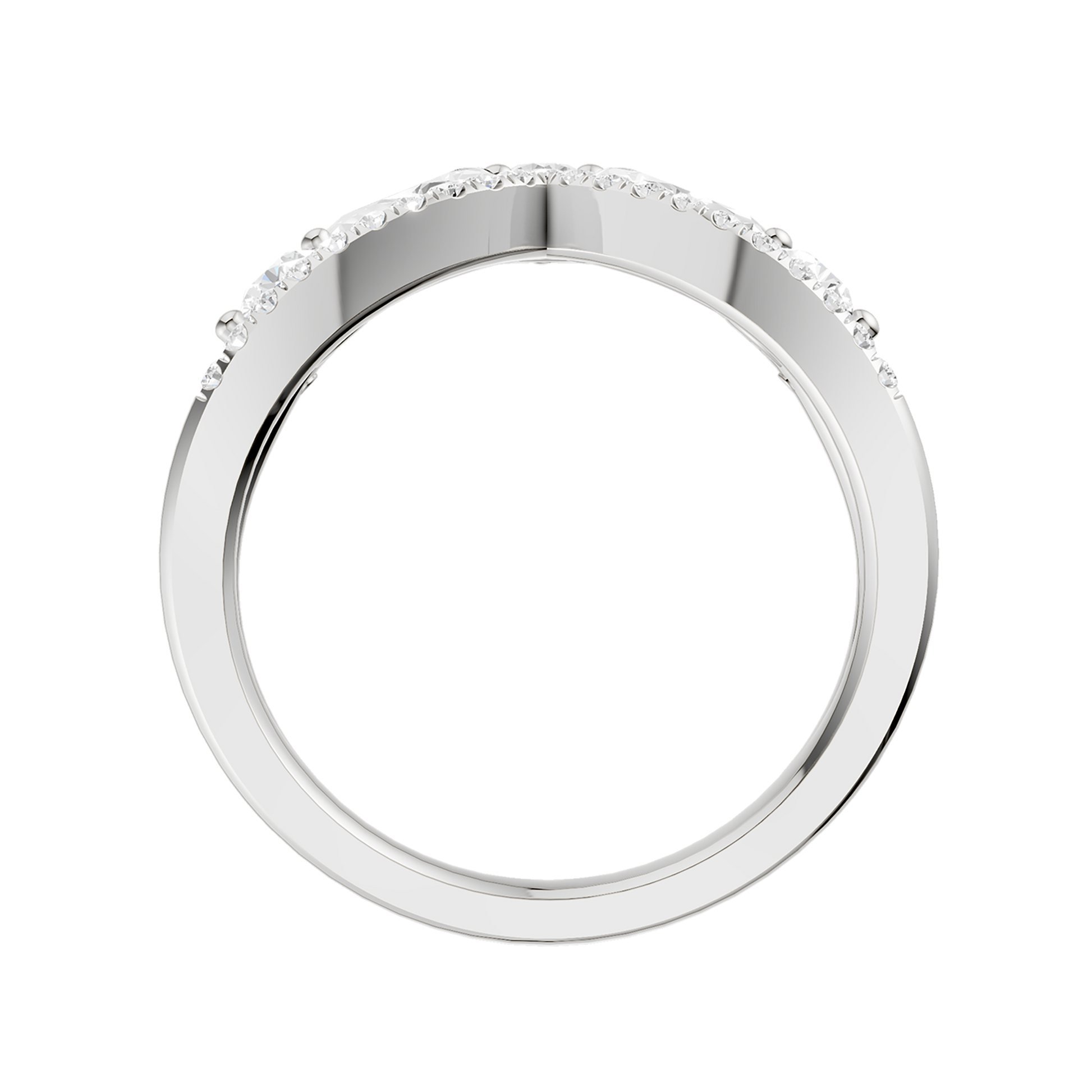 Split Shank Chevron Band