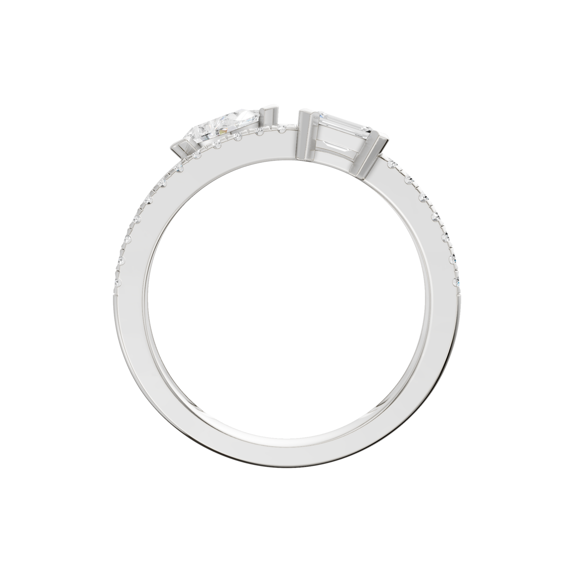 Stackable Ring(Emerald, Pear)