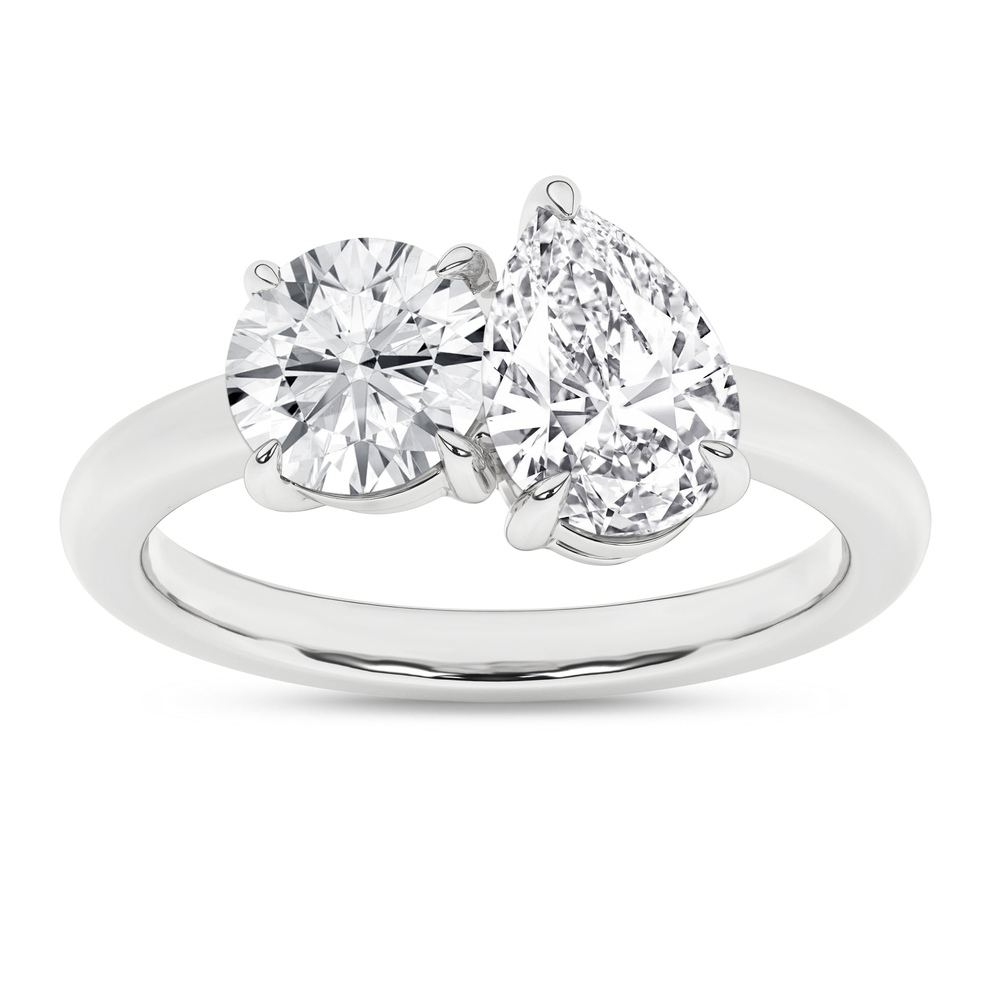 Toi Et Moi Ring (Round & Pear)