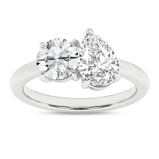 Toi Et Moi Ring (Round & Pear)