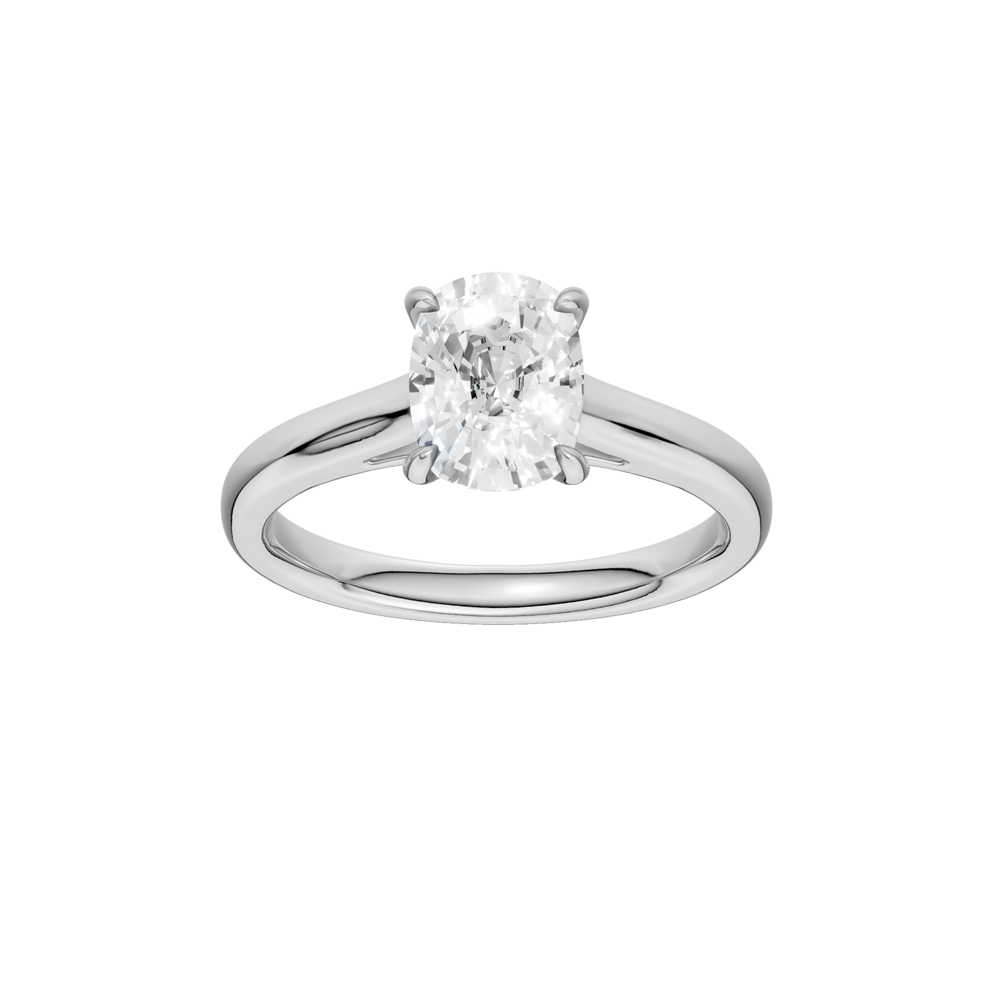 Solitaire Ring(Elongated Cushion)